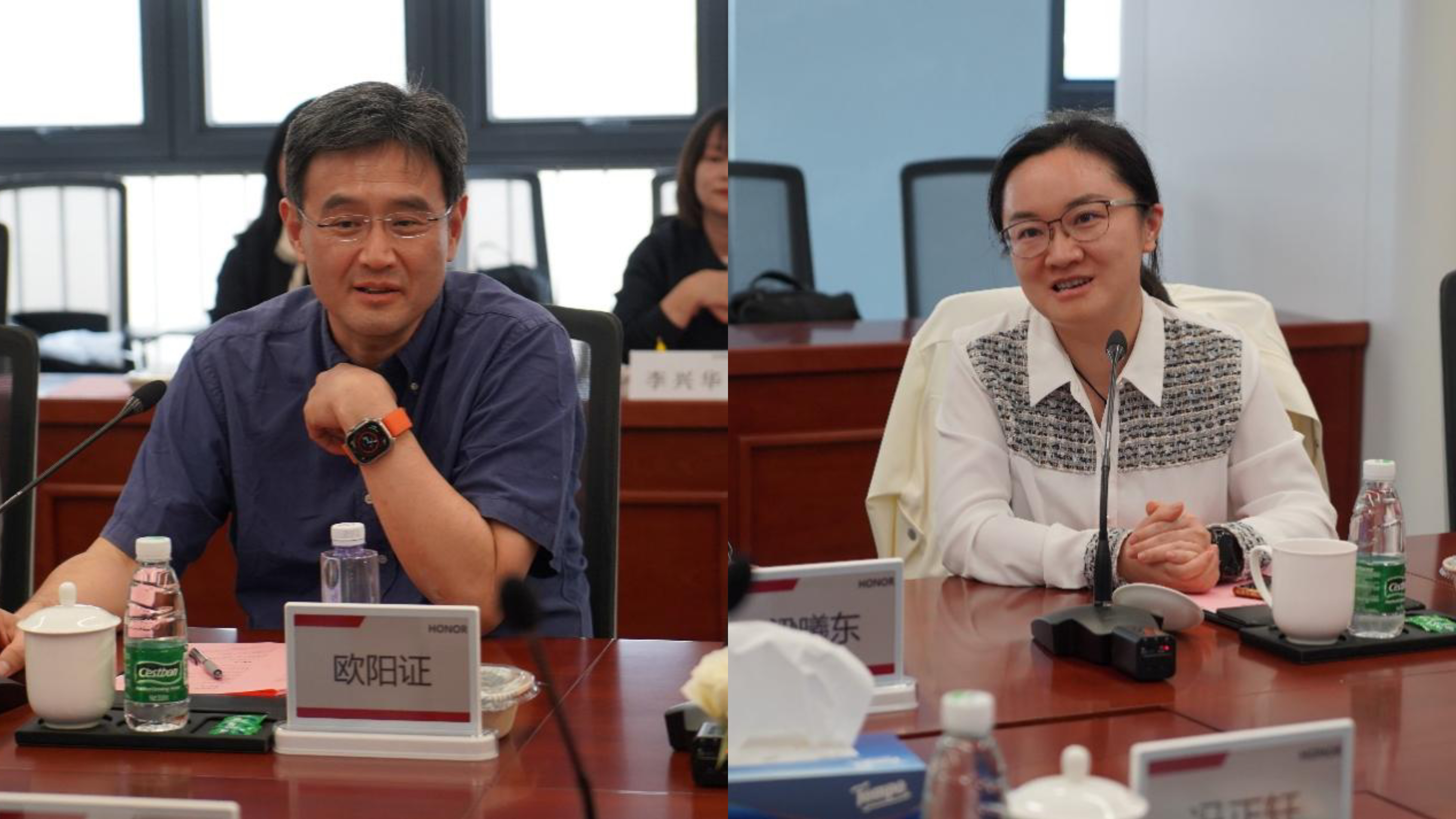 20230309-清华大学书院一行赴深圳调研-书院管理中心-欧阳证(左)、苏芃发言.jpg