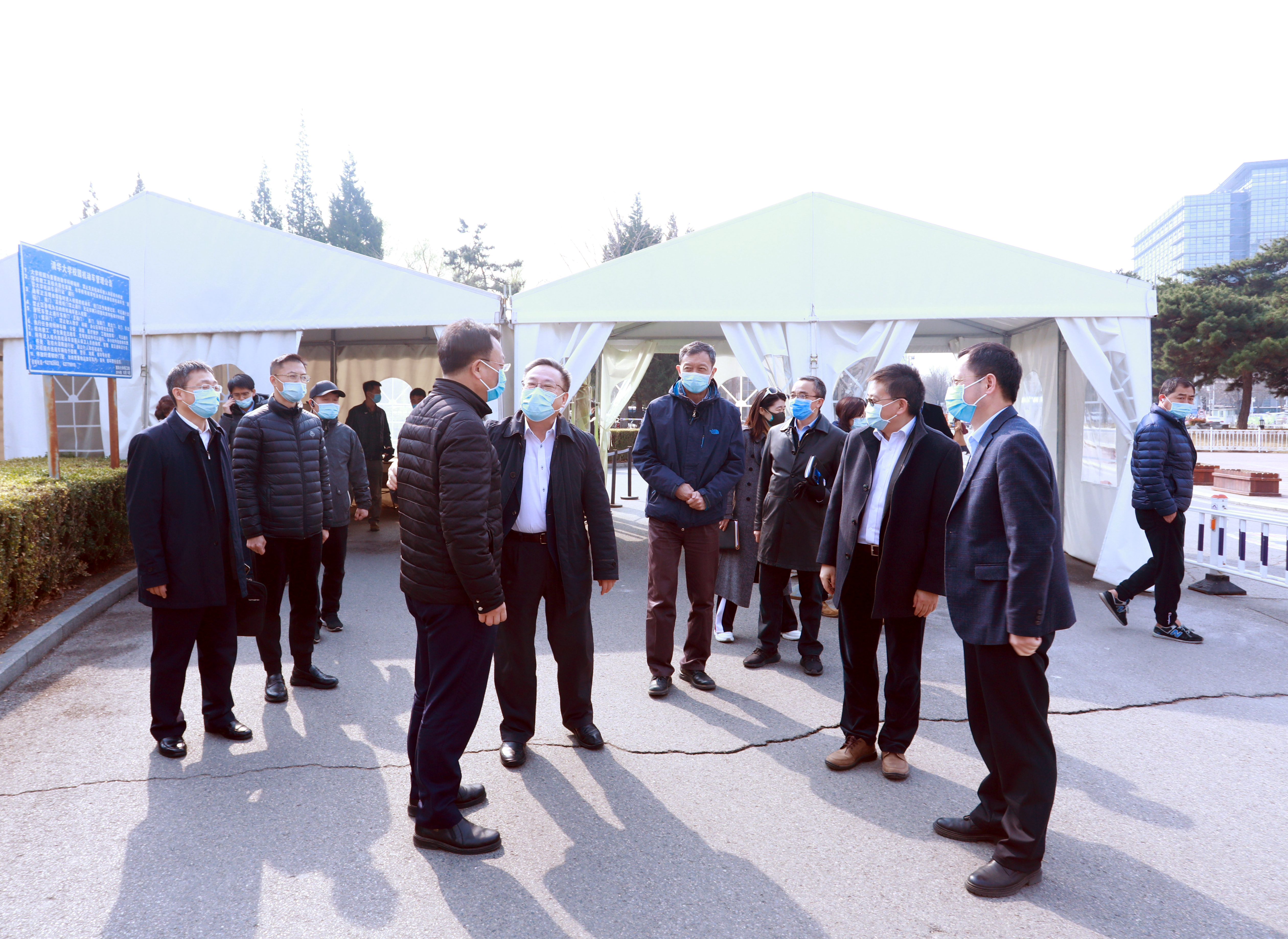 北京市教委主任刘宇辉一行来校检查疫情防控工作