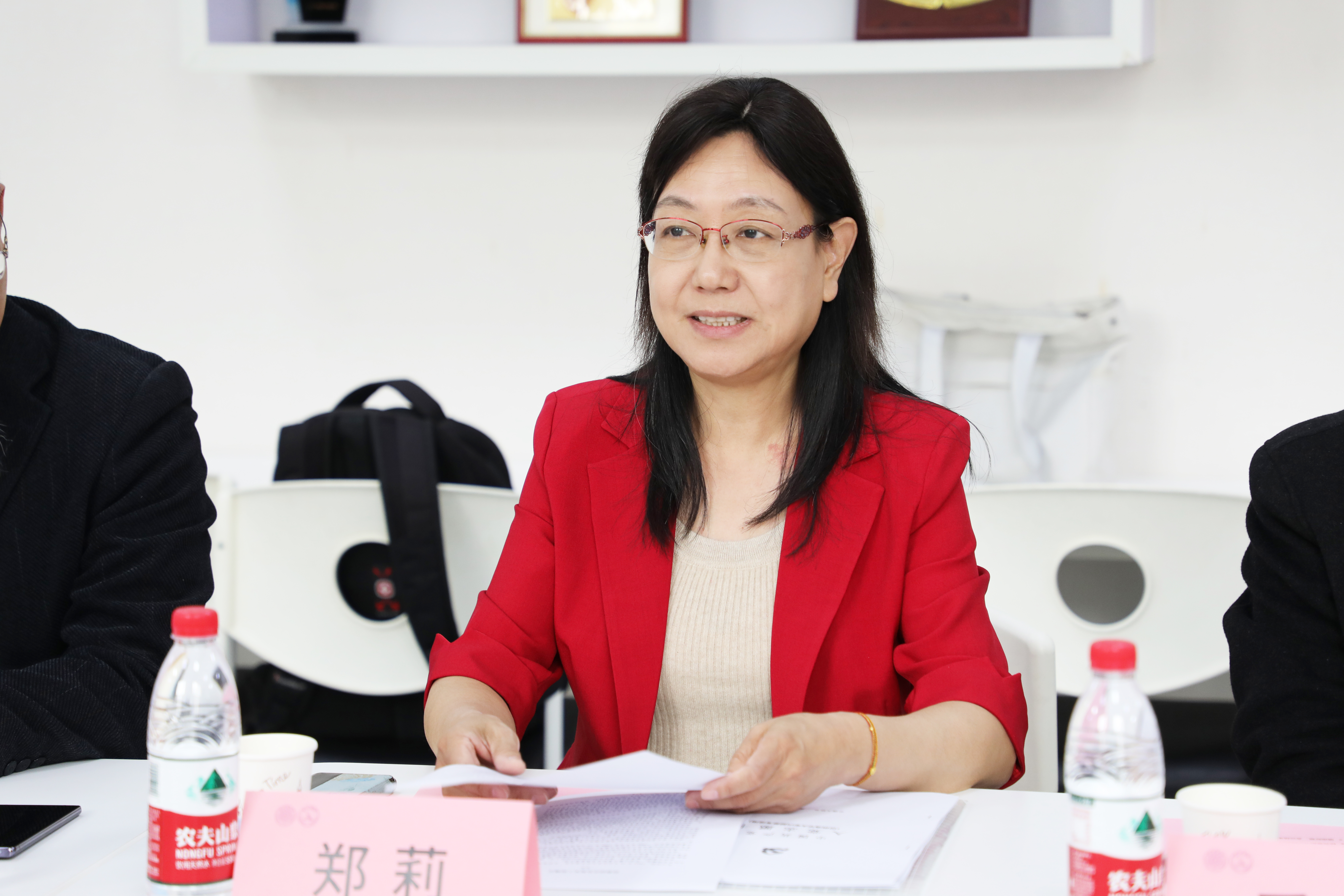 20230413-计算机系-向波涛参加计算机系教授郑莉入党发展会-郑莉汇报个人情况.jpg