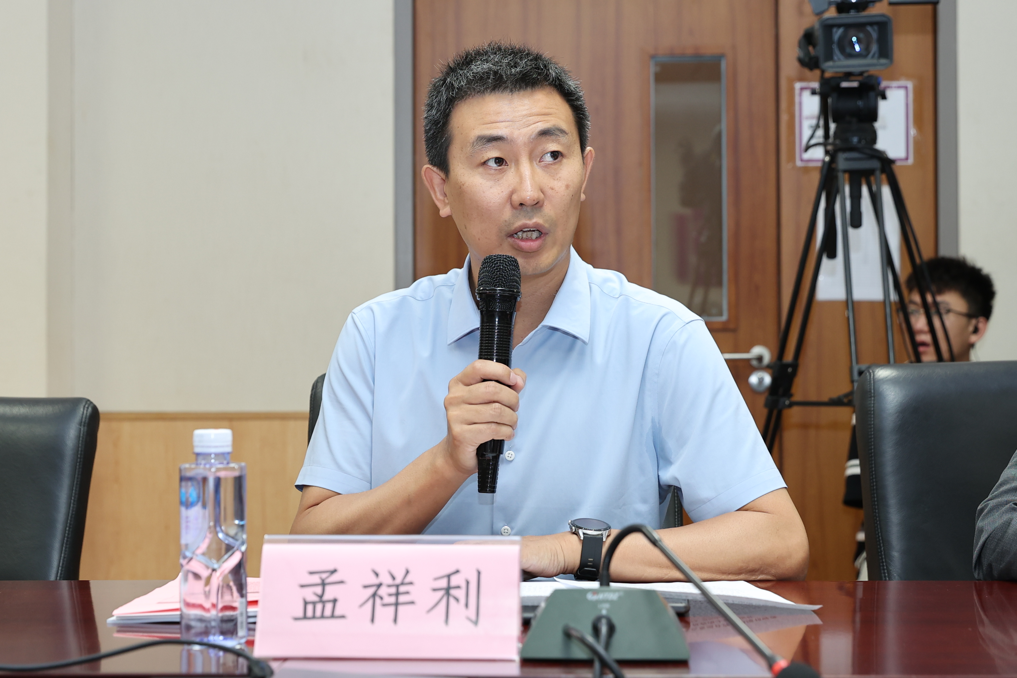 20230714-“数智肝胆病学教育部重点实验室(清华大学)”建设计划可行性论证会-医院宣传中心-清华大学科研院副院长孟祥利致辞.JPG