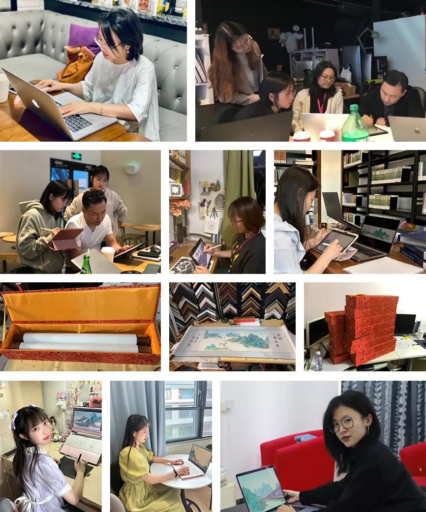 20230515-美院绘制的“新时代千里江山图”亮相央视五一晚会-项目组-北斗小卷-美院师生绘制过程.jpg